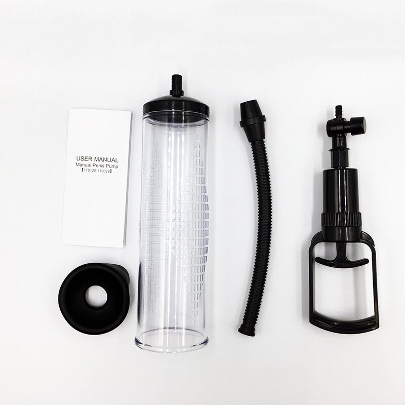 Bomba de vacio con gatillo y masturbador