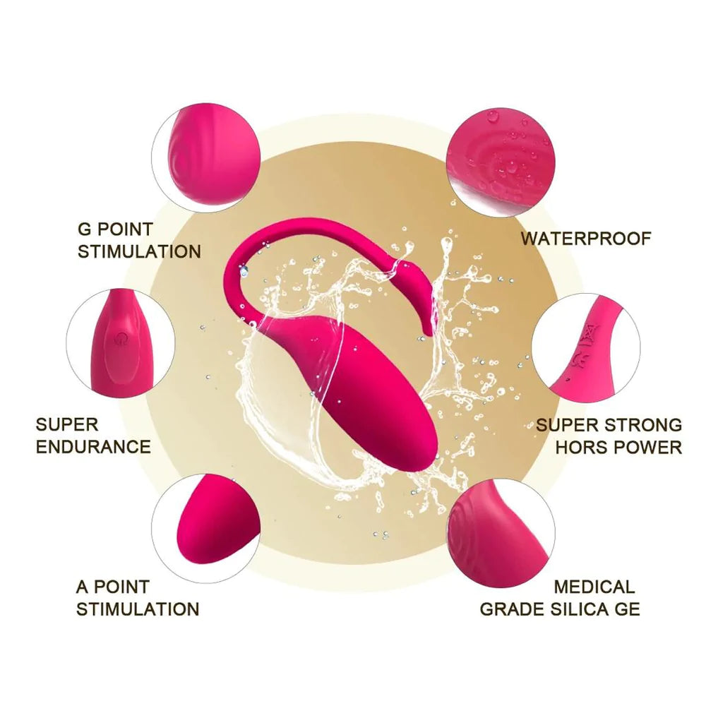 Estimulador pareja a distancia flamingo