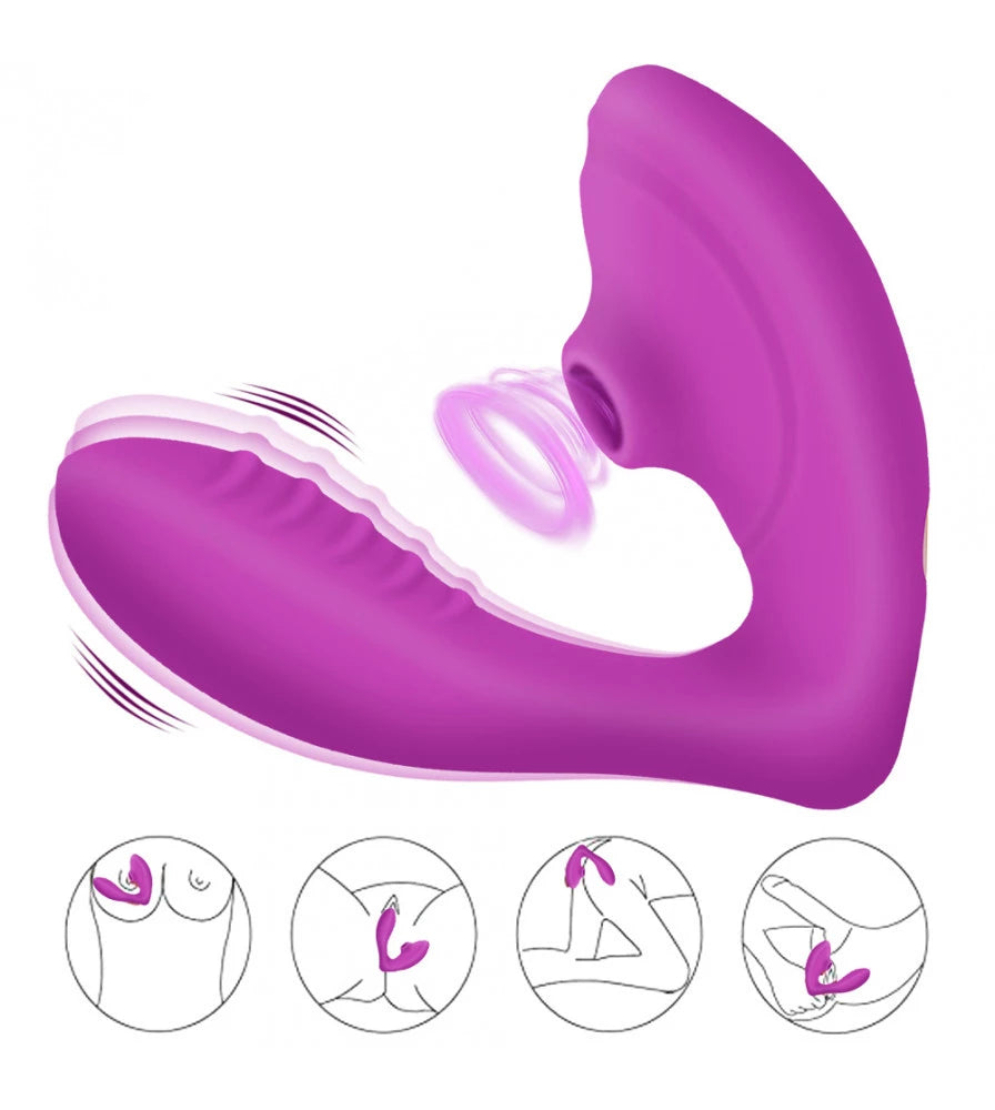 Vibrador succionador clitoris