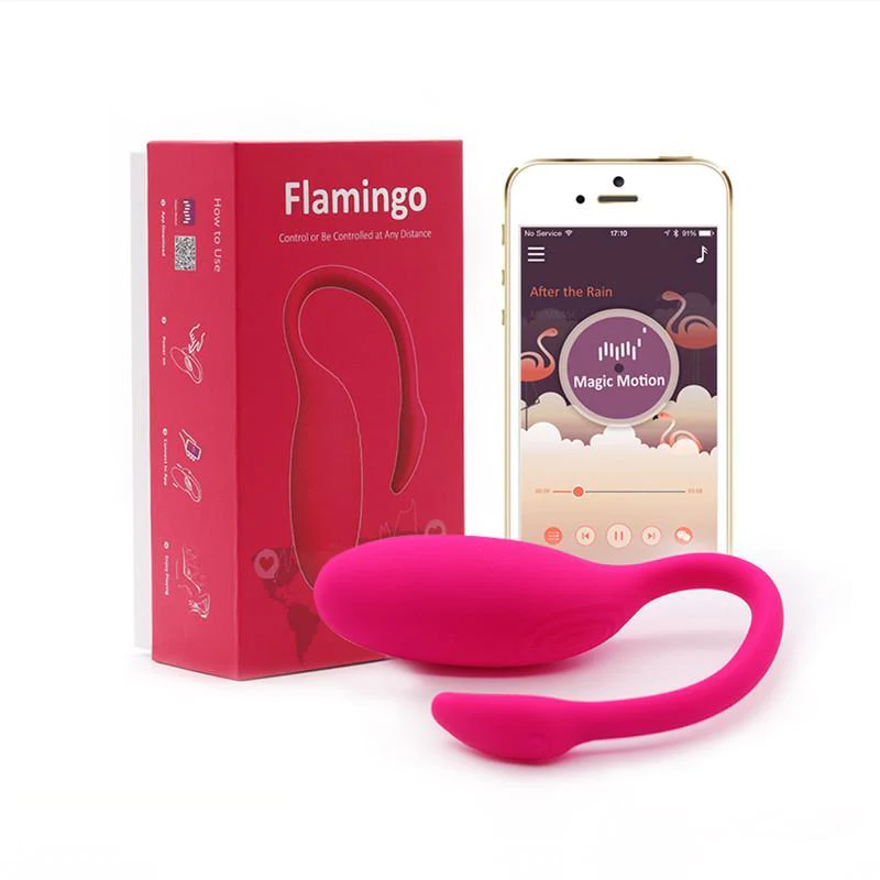 Estimulador pareja a distancia flamingo