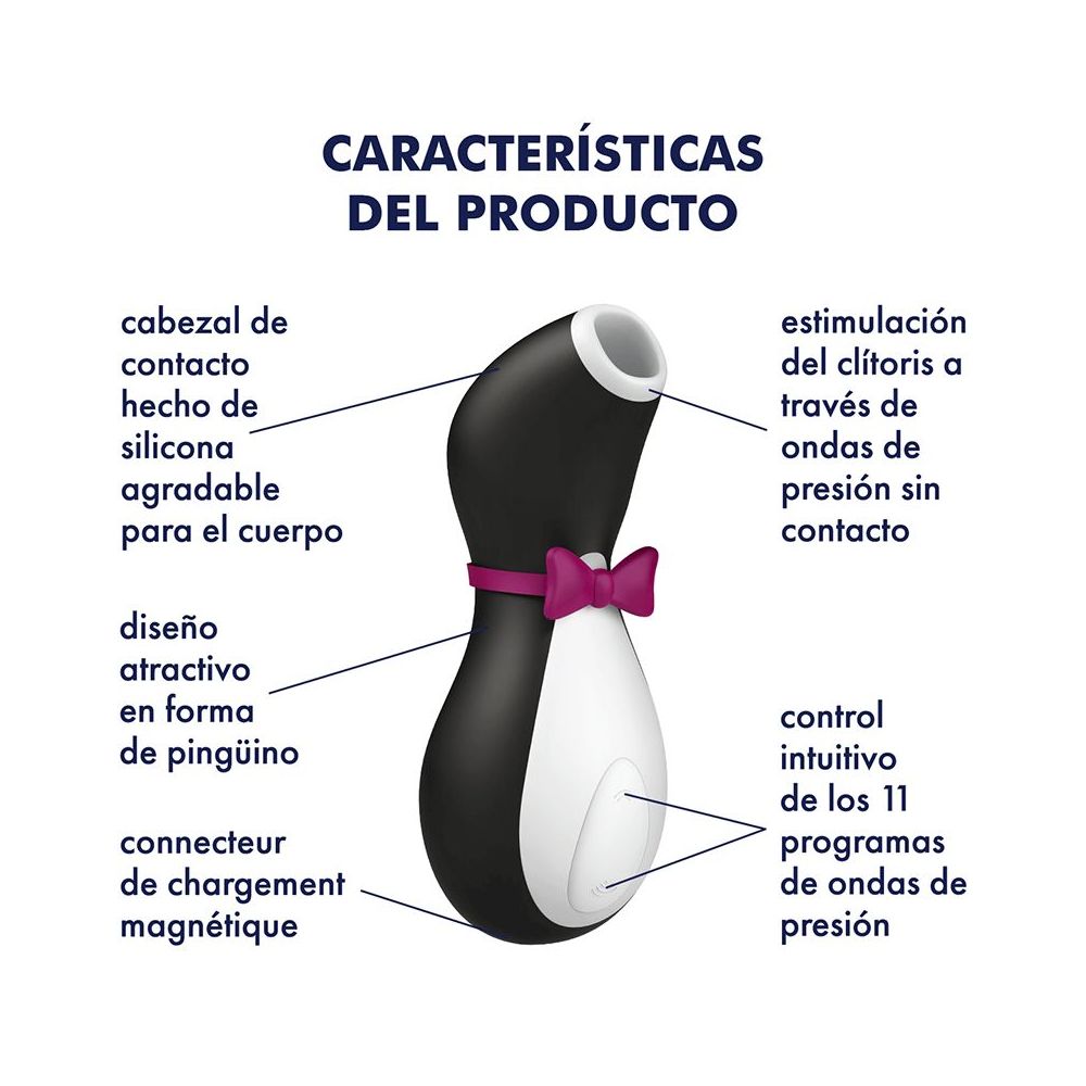 Succionador satisfyer pingüino