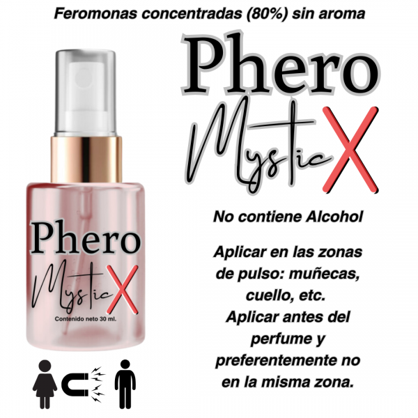 Feromona Phero MysticX Femenina 30 ml / Sin olor