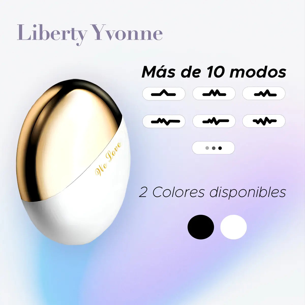 Succionador de clitoris discreto recargable / 10 modos