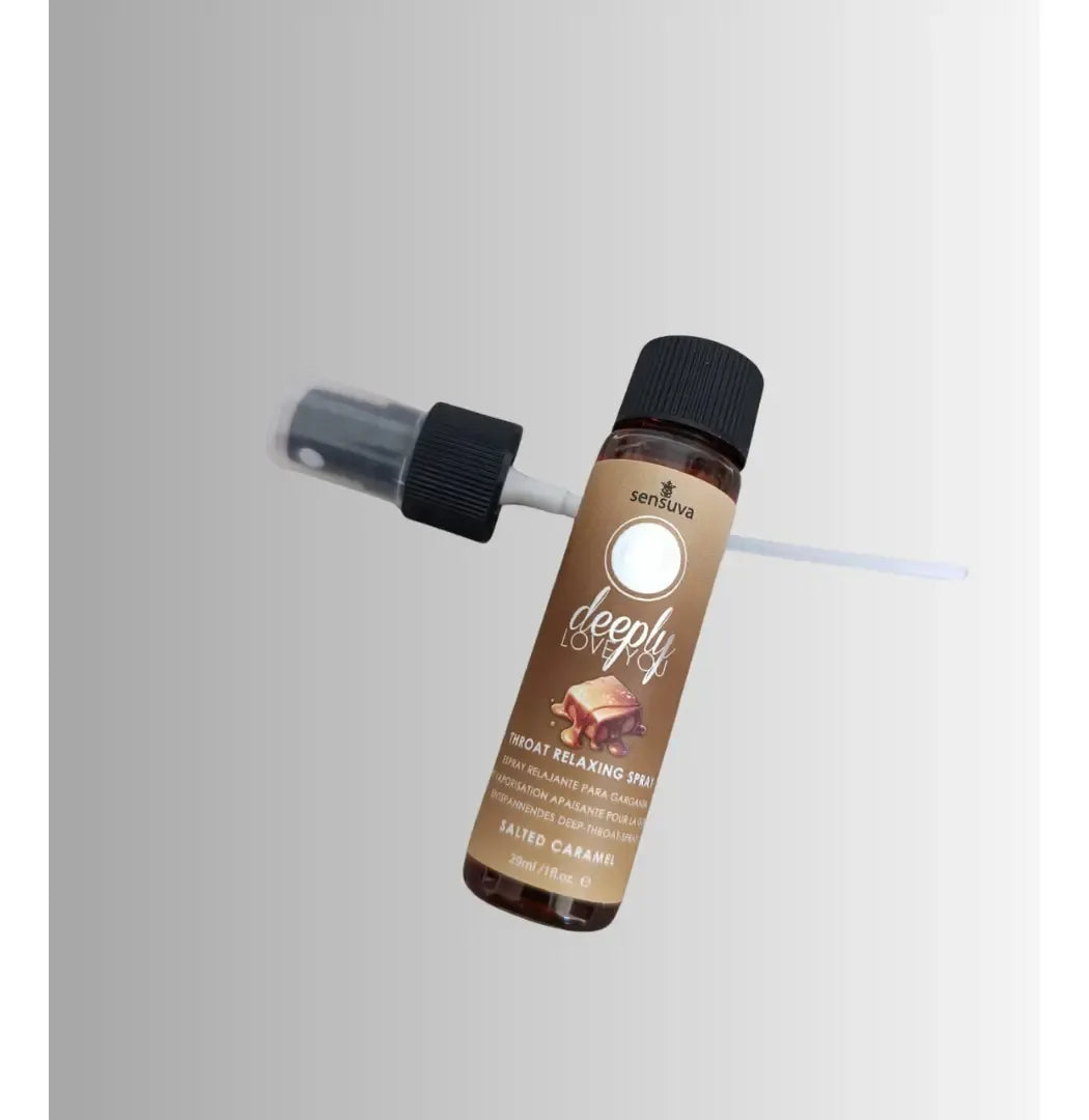 Spray anti arcadas Sexo Oral deeply love you / sabor Caramelo / 30 ml