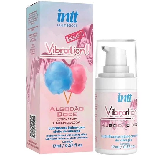 Lubricante Íntimo Efecto Vibración / Algodón Dulce / 17ml
