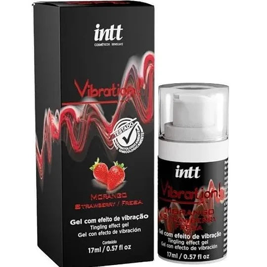 Lubricante Íntimo Efecto Vibración / Frutilla / 17ml