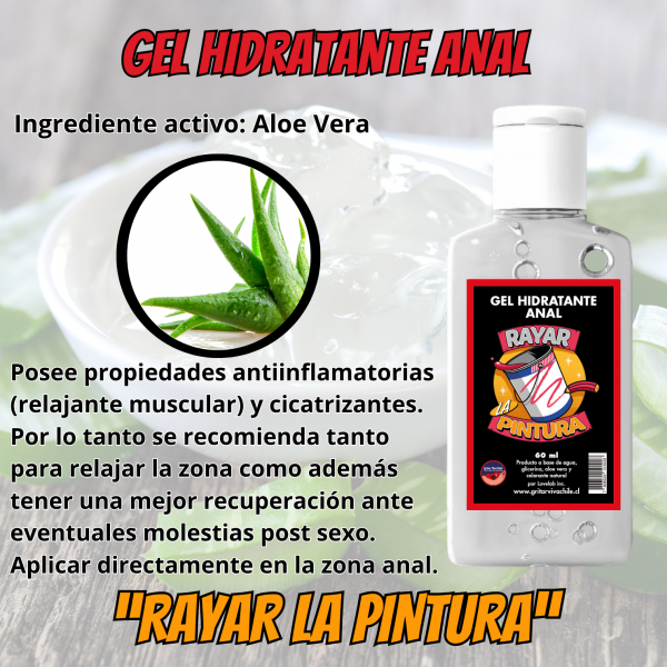 Gel Hidratante Anal “Rayar La Pintura” / 60ML