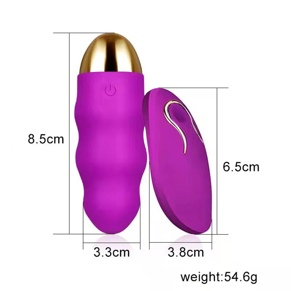 Huevo vibrador punto G con control remoto