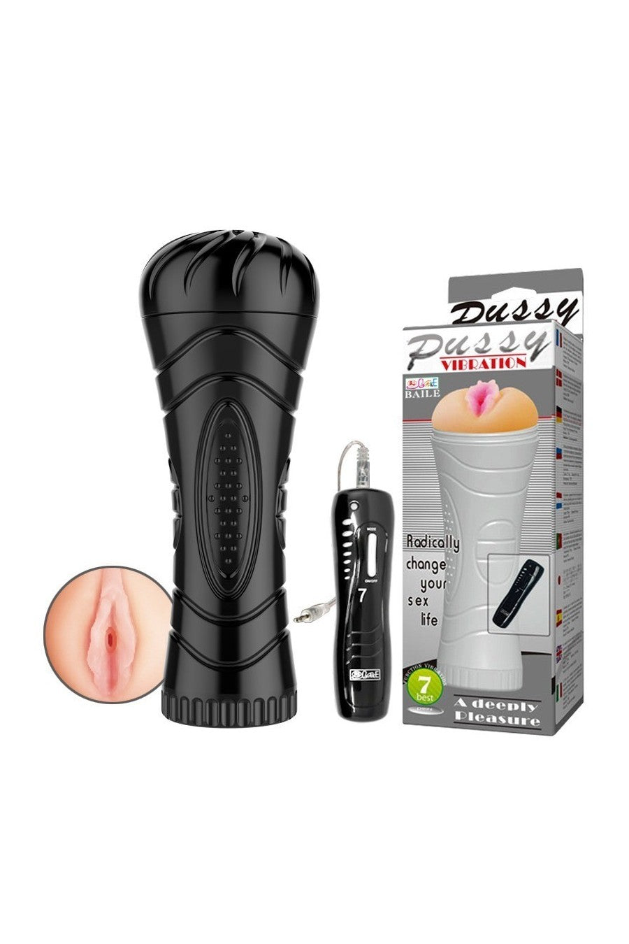 Masturbador vaginal vibrador