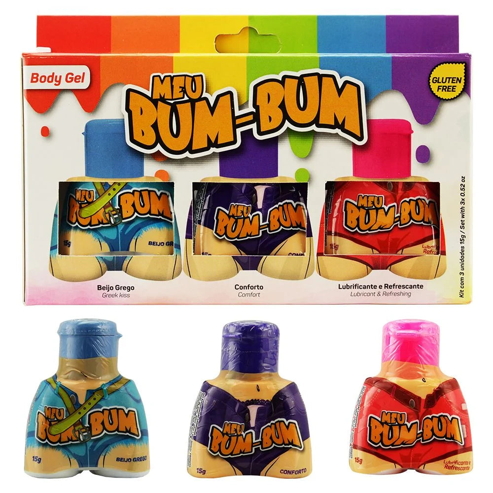 Kit meu bum-bum / 45ml / 3 unds