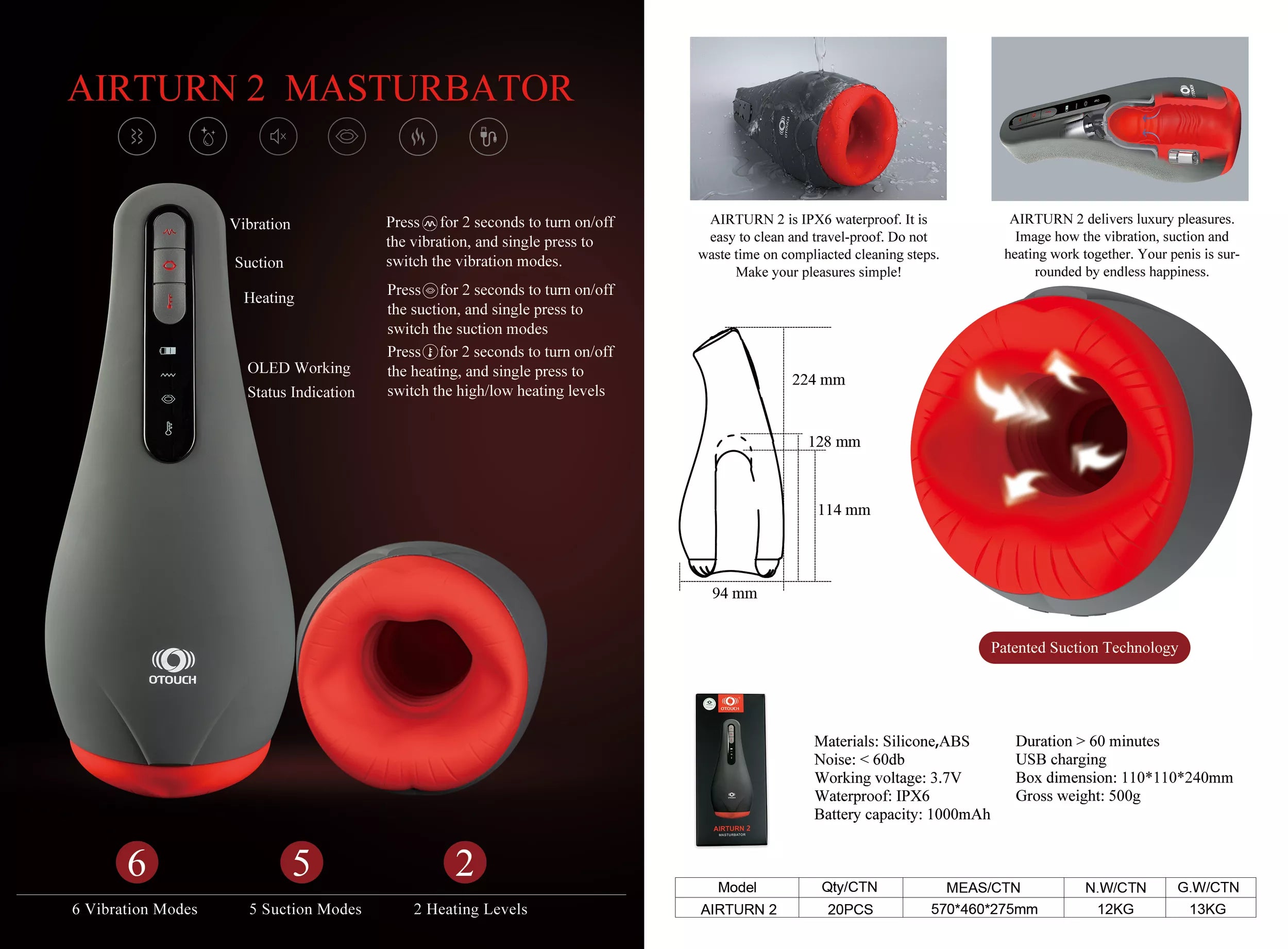 Masturbador otouch airturn 2