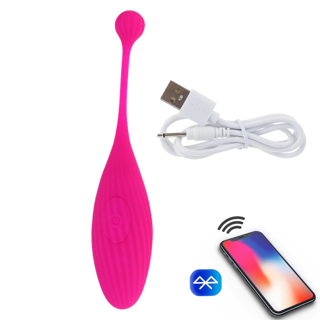 Huevo vibrador con aplicación