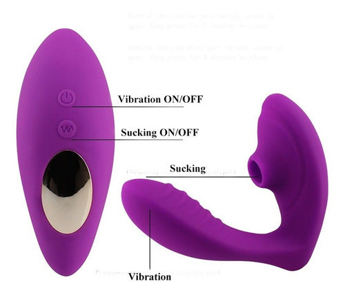 Vibrador succionador clitoris