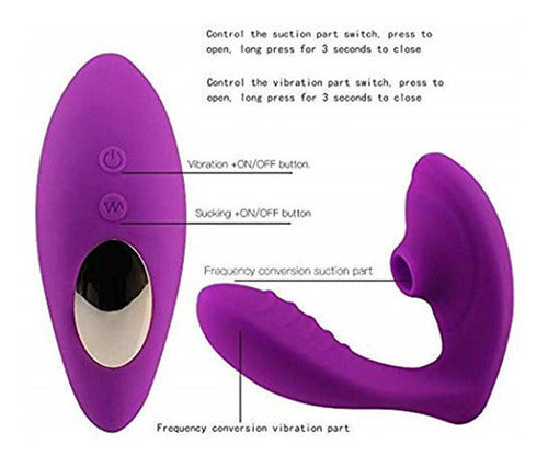 Vibrador succionador clitoris