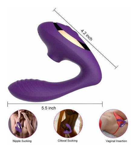 Vibrador succionador clitoris