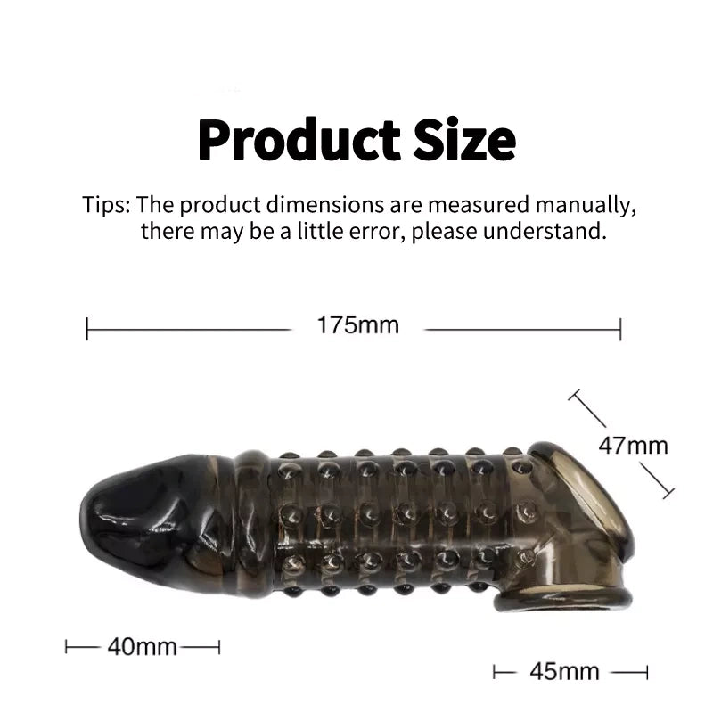 Funda de pene de silicona