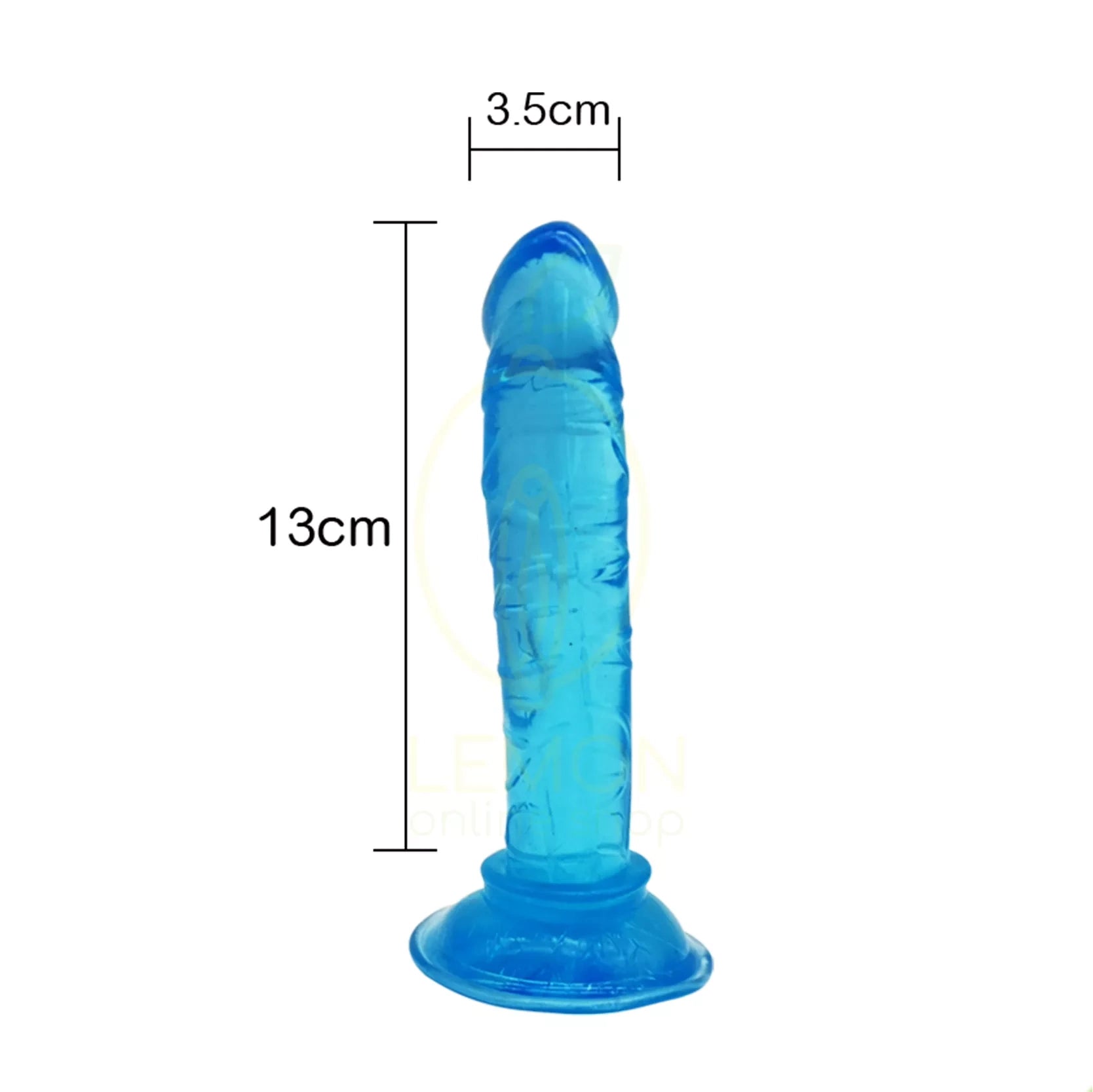 Dildo silicona jelly / 14.5cms