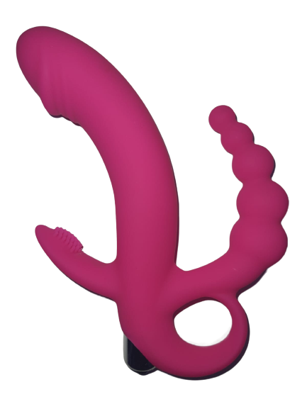 Vibrador bala triple / 16cms