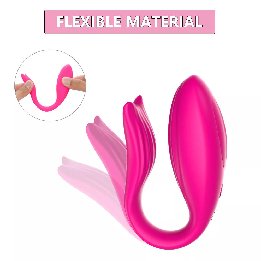 Vibrador doble sirena con control remoto