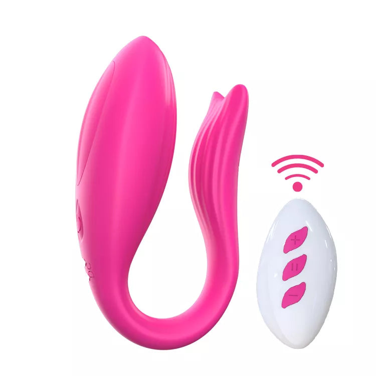 Vibrador doble sirena con control remoto