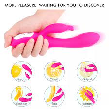 Vibrador doble Snappy con calentador