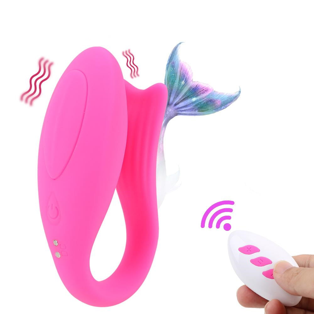 Vibrador doble sirena con control remoto