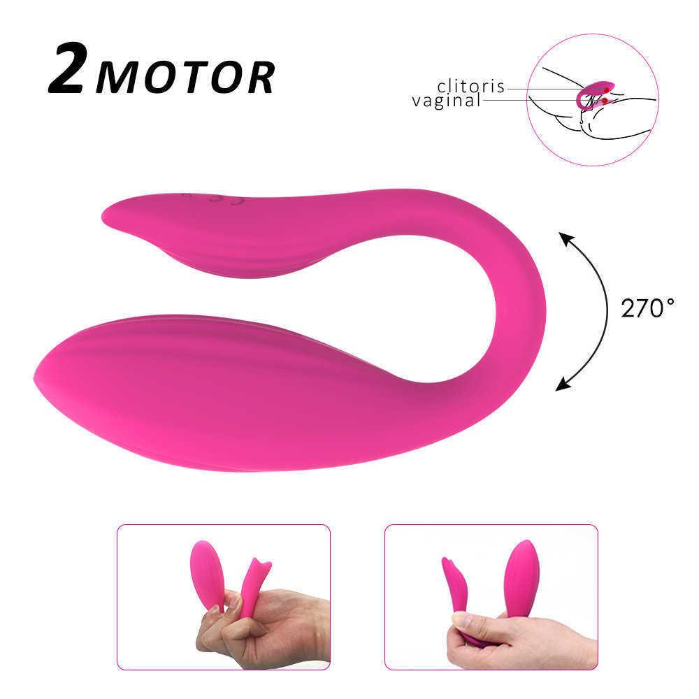 Vibrador doble sirena con control remoto